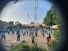 Senam ceria anak Indonesia hebat di SD Negeri 3 tulung selapan mewujudkan generasi sehat dan aktif