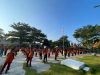 Senam anak Indonesia hebat di SD Negeri 1 pancawarna mewujudkan generasi sehat dan aktif