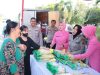 Polsek Pedamaran Polres Ogan Komering Ilir menggelar kegiatan Gebyar Pasar Murah Sediakan 3 ton beras Untuk warga 