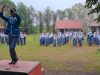 Senam anak Indonesia hebat di SMA 1 Lubuk liat generasi sehat dan aktif