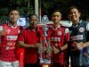 Merayakan HU RI 17-80 lomba futsal tikat umum desa sungai pinag nibung berhasi meraih juara satu